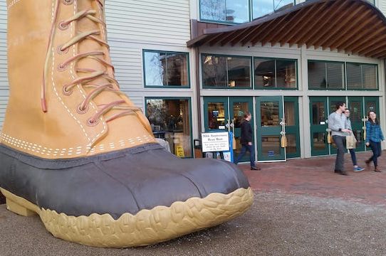 The LL Bean flagship store in Freeport, ME.